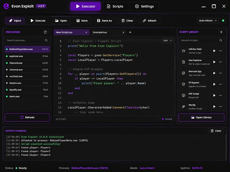 Evon Executor Interface